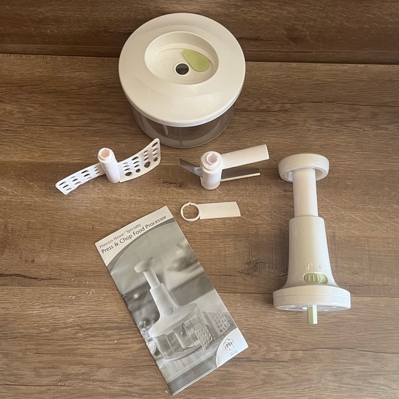 Princess House Specialty Press & Chop Food Processor 345‎ Works Great Complete - Picture 3 of 8